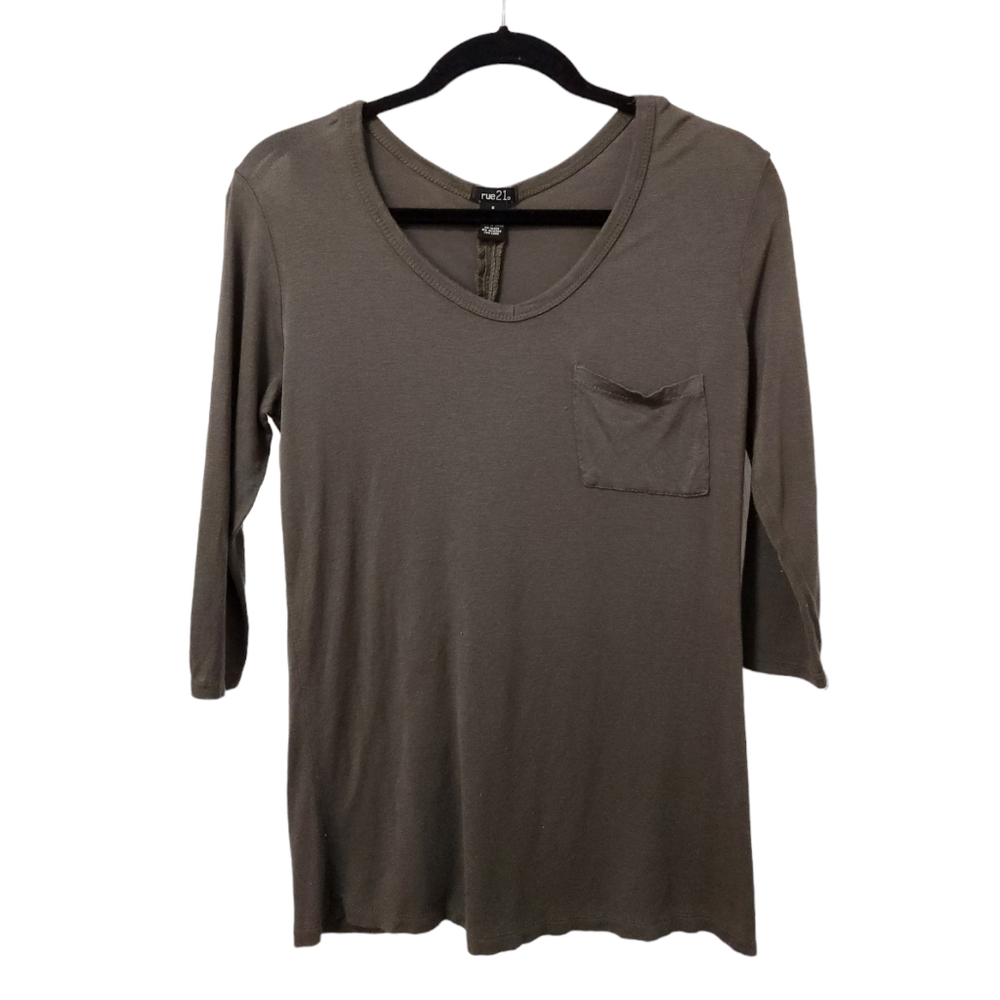 Rue 21 Women’s 3/4 Sleeve Shirt Size Small